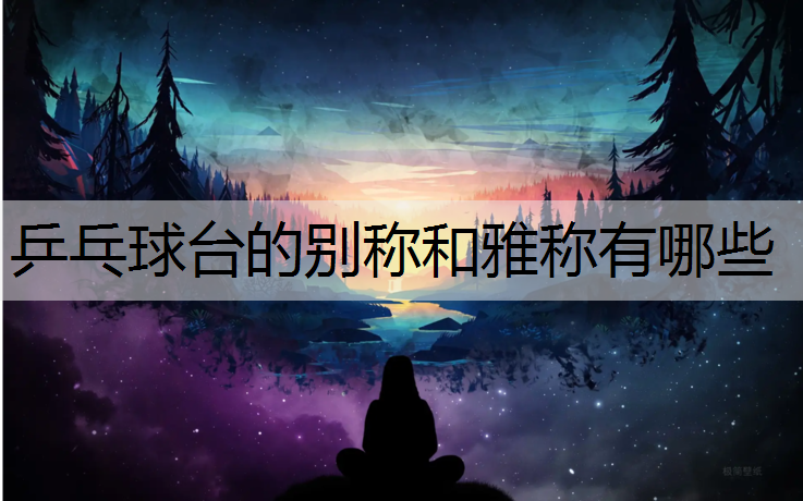 乒乓球台的别称和雅称有哪些