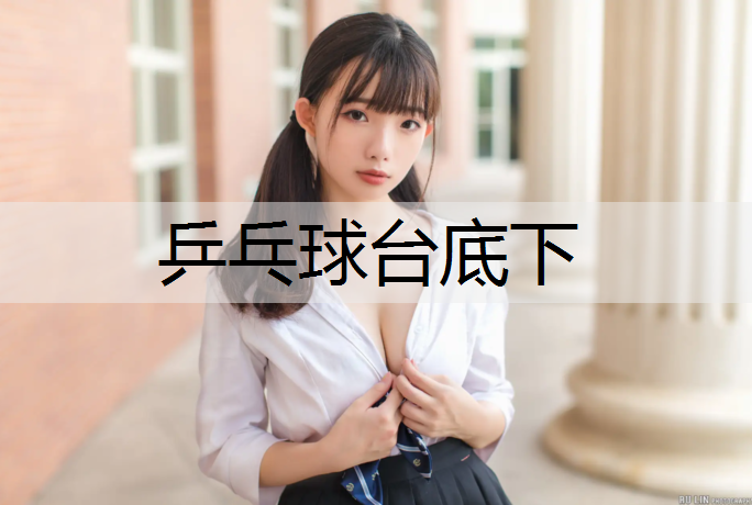 乒乓球台底下