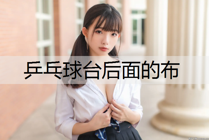 乒乓球台后面的布