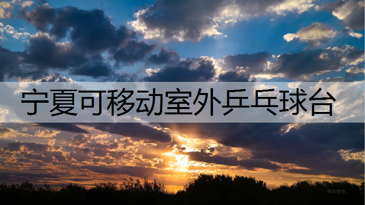 宁夏可移动室外乒乓球台