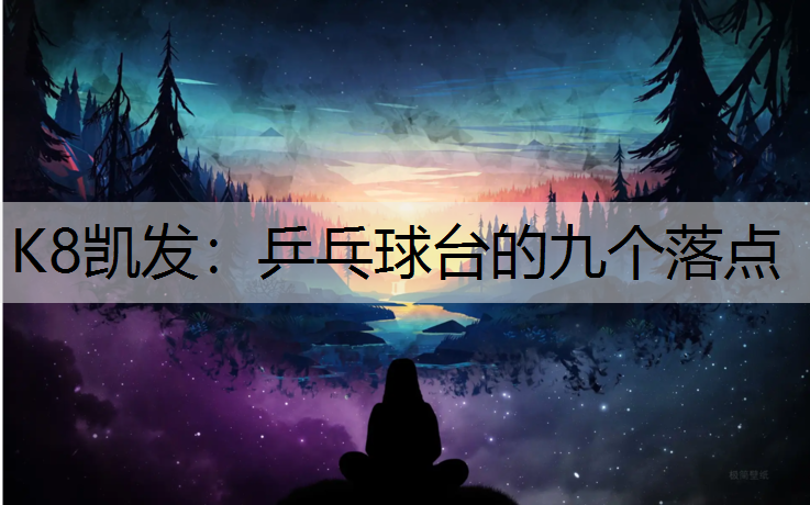 乒乓球台的九个落点